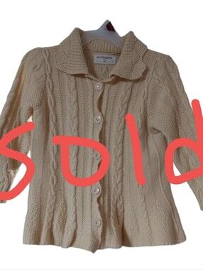Mud Kingdom Girls button up sweater 120
